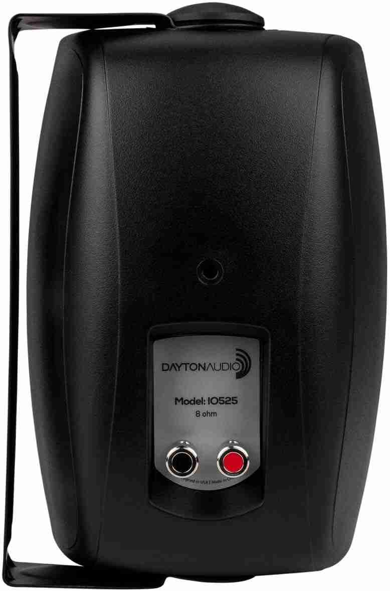 Dayton Audio IO525B 5-1/4" 2-Way Indoor/Outdoor Speaker Pair Black - Image 4